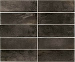 Настенная плитка HANOI BLACK ASH 30031 6.5x20  Equipe Ceramicas