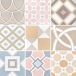 Керамогранит CAPRICE PATCHWORK PASTEL 22103 20x20  Equipe Ceramicas