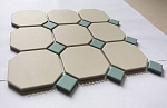 Topcer Мозаика (Field materials) Мозаика керамическая сетка 30х30 см (цвет 16 + цвет 13)-3