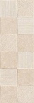 Настенная плитка Eterna Arena Struttura Quadro 3D rett. 30x90 от Ragno (Италия)