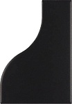 Настенная плитка CURVE BLACK MATT 28861 8.3x12  Equipe Ceramicas