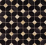 Керамогранит Iliada-PR Negro 43.5x43.5 от Vives Ceramica (Испания)-2