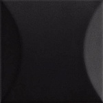 Настенная плитка UP Cuscino Black Matte (192042) 10x10 от AVA Ceramica (Италия)