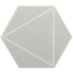 Керамогранит FANCY LINES GREY (127019) 20x23 от DNA Tiles (Испания)