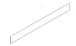 Плинтус BATTISC.ABSOLUTE WHITE 6MM LPP/RTT (97115) 8x80 от AVA Ceramica (Италия)