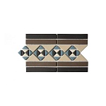 Topcer Victorian designs and borders Бордюр 17,3х28 см, цвет: черный, синий, бежевый, коричневый