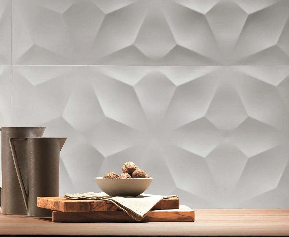 3D Wall Design | Diamond White