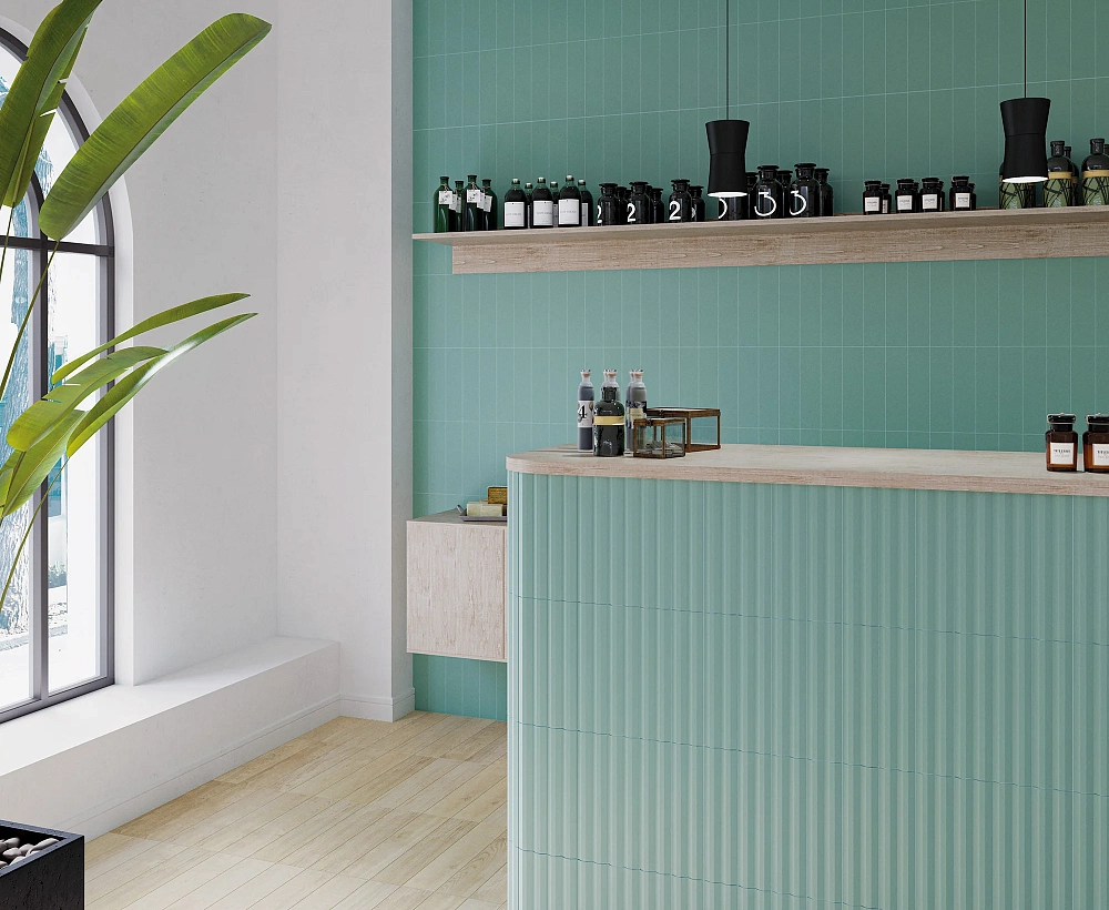 Stripes | Teal - Liso XL Teal