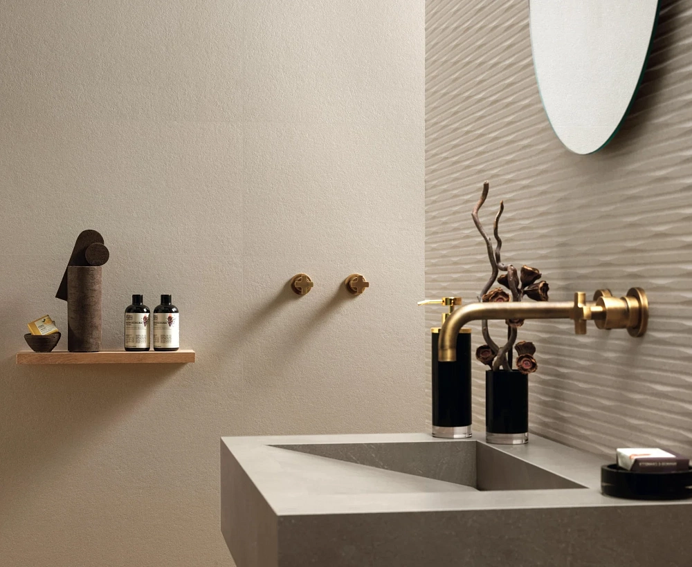 3D Wall Carve | Field - Ivory