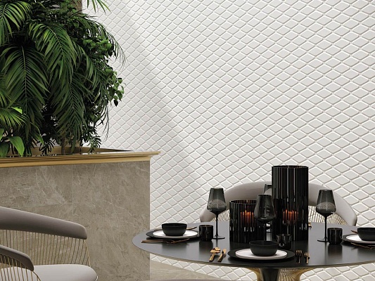 3D WHITE WALL-3