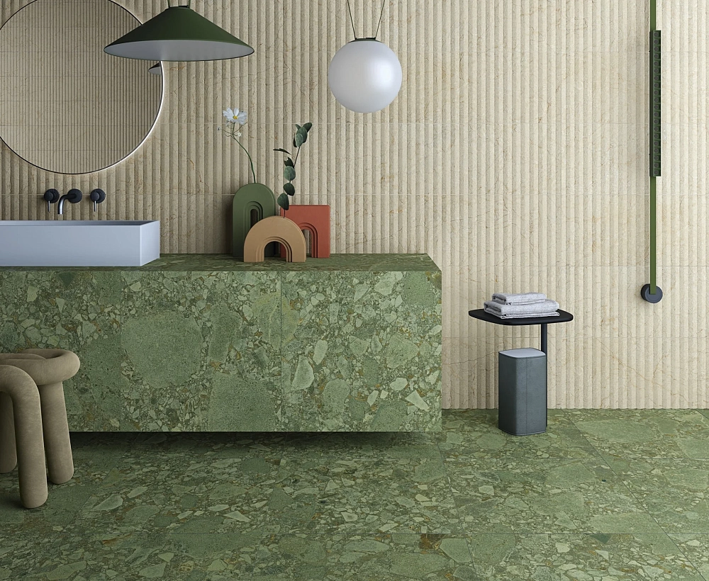 Black&Cream | Green Giada - Cream Desert