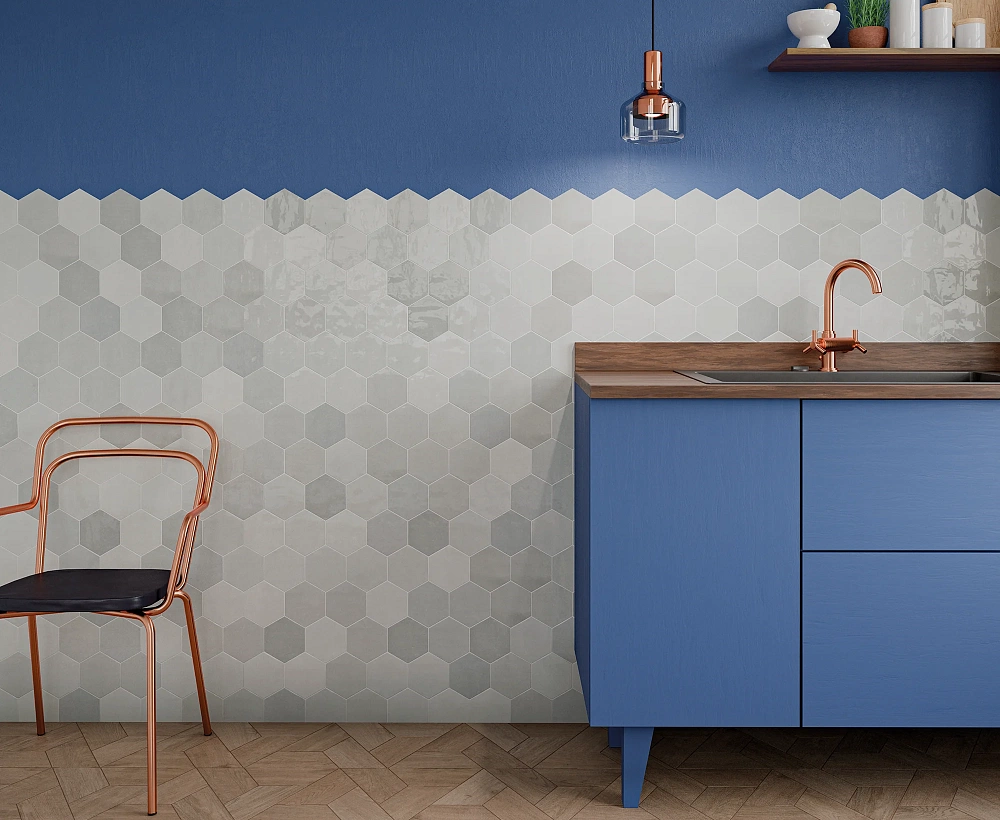 Zellige Hexa | Grey