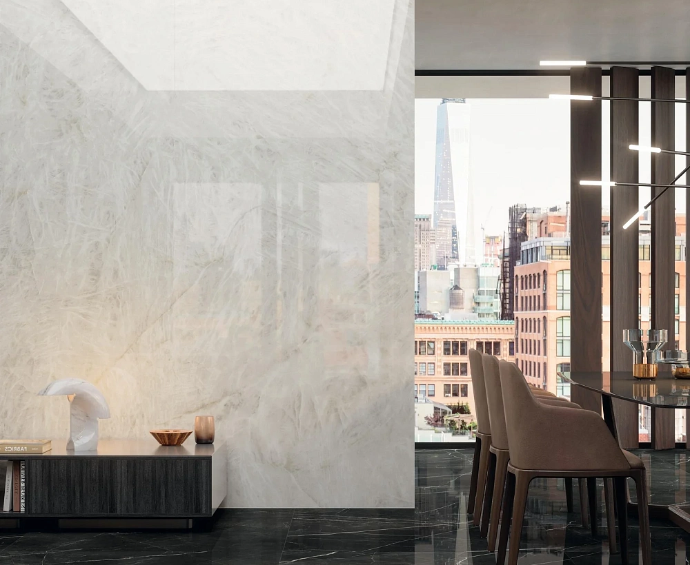 Marvel Gala | Calacatta Black - Crystal White