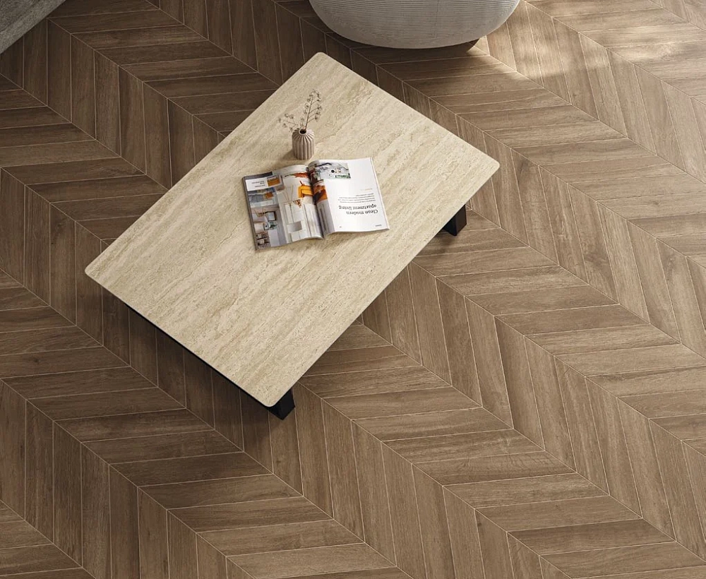 Fusion Oak | Rustic Chevron