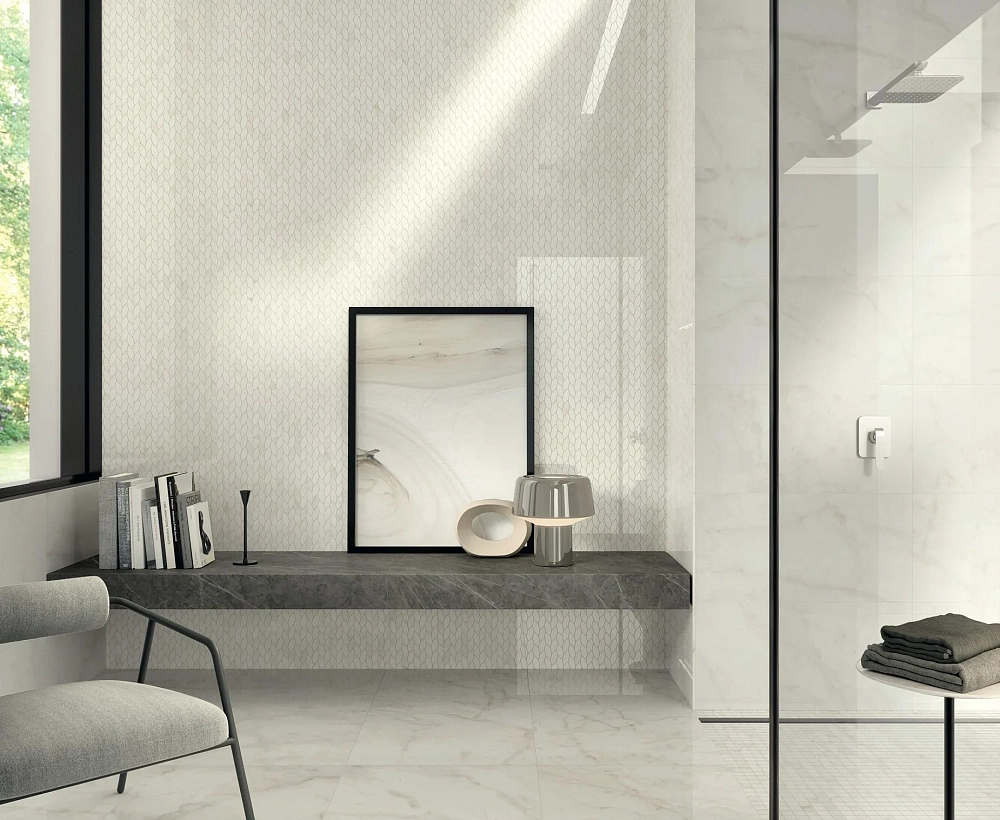 Marvel Shine | Calacatta Delicato - Twist Mosaic