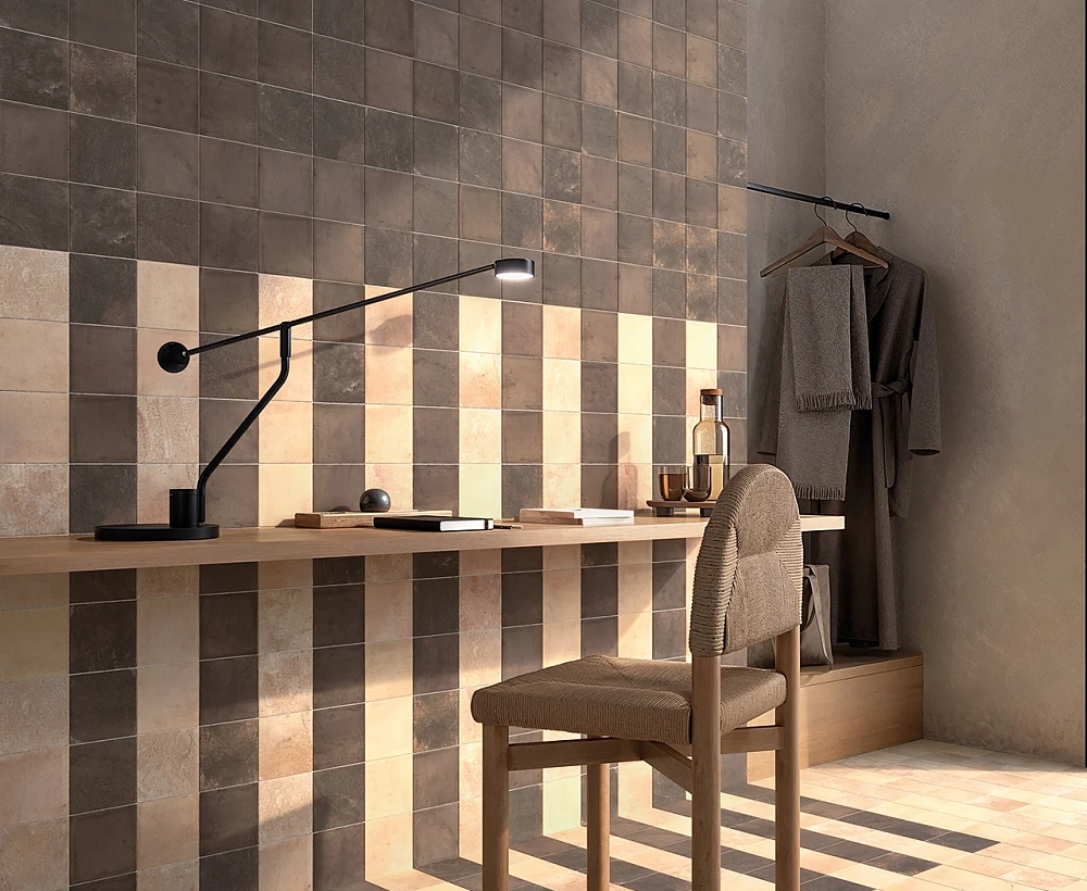 Terre | Square Umber - Wheat