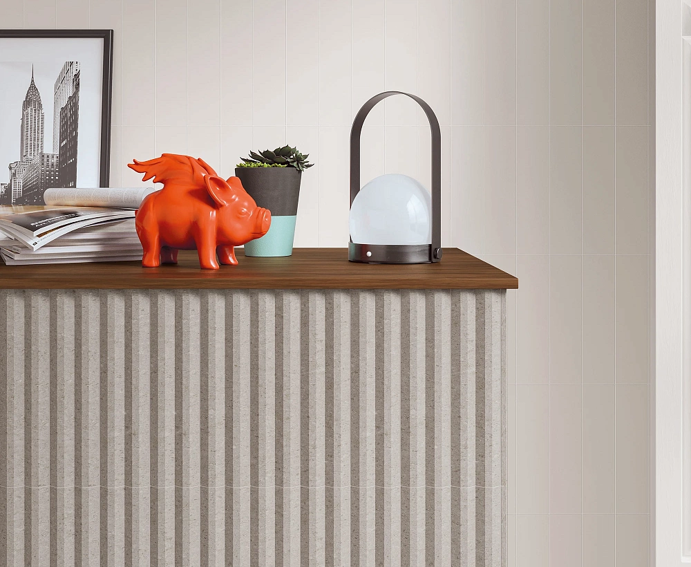 Stripes | Greige Stone - Liso Dove
