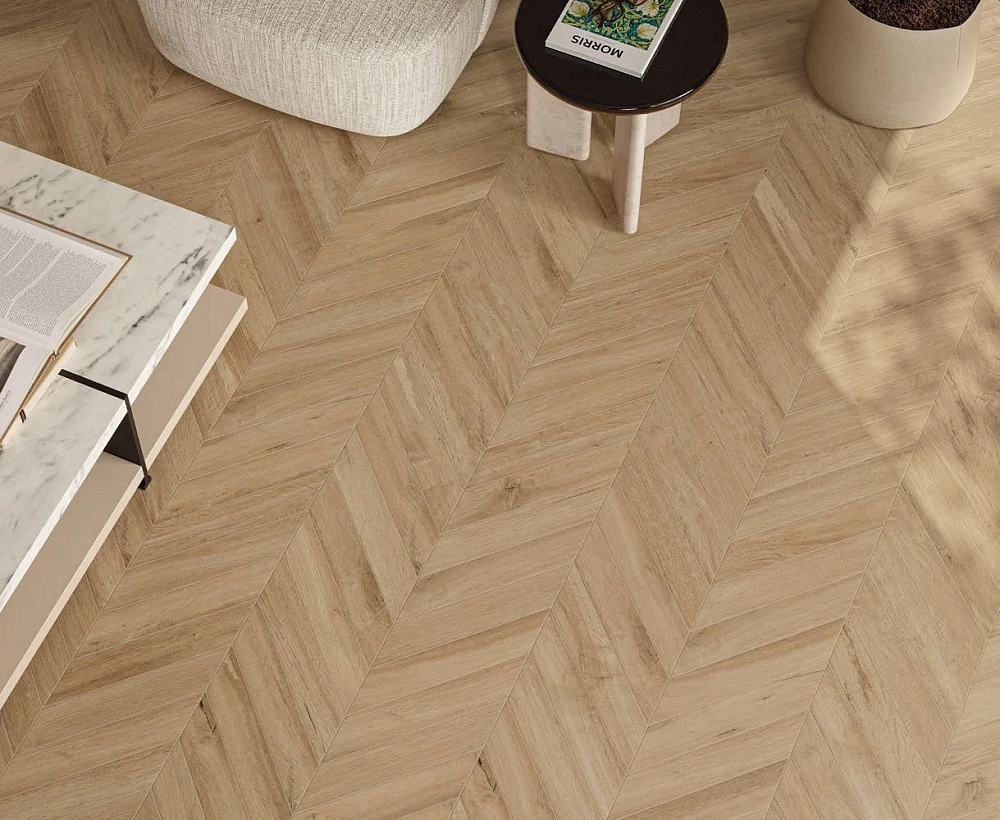 Fusion Oak | Natural Chevron