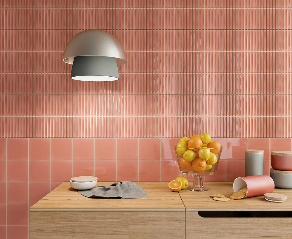 Fayenza | Square Coral - Sweet Bars Coral