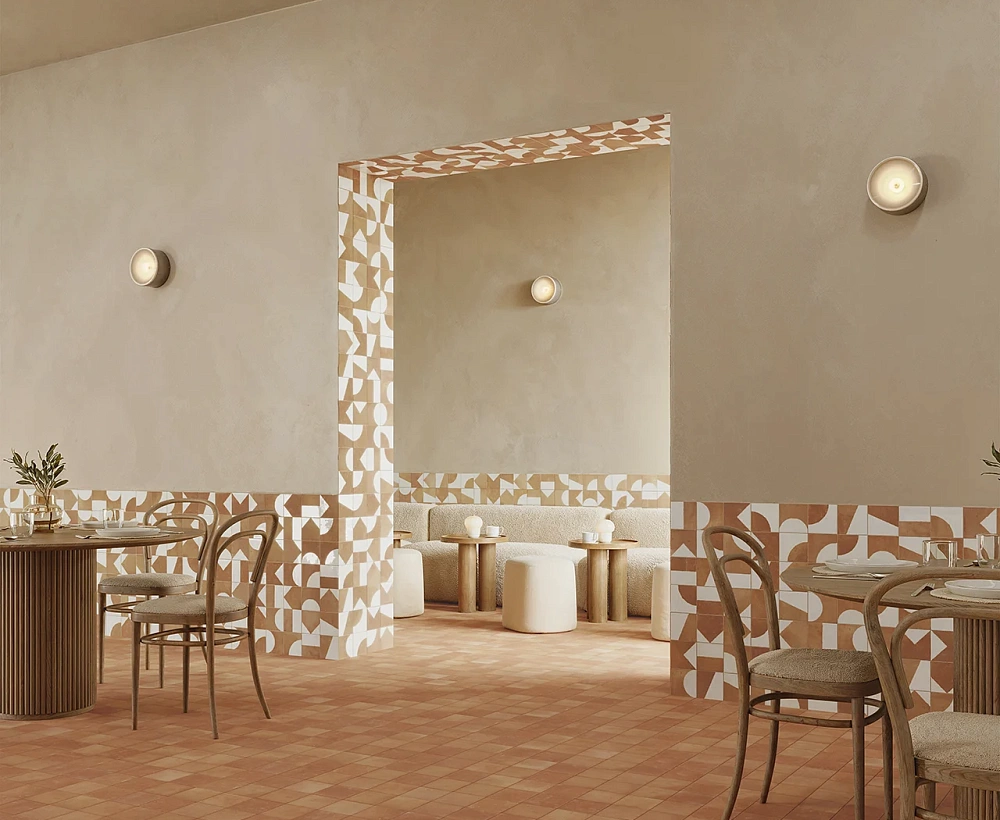 Terre | Neuve Mix Sienna-White - Square Sienna