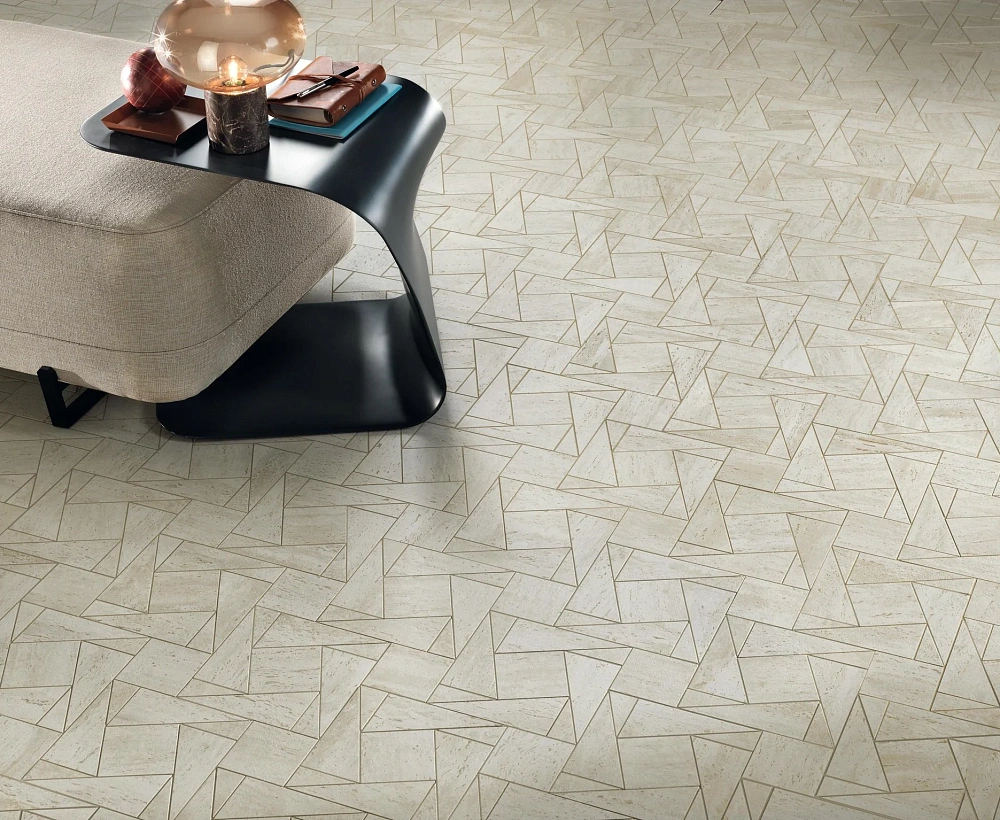 Marvel Travertine | White - Tesselation