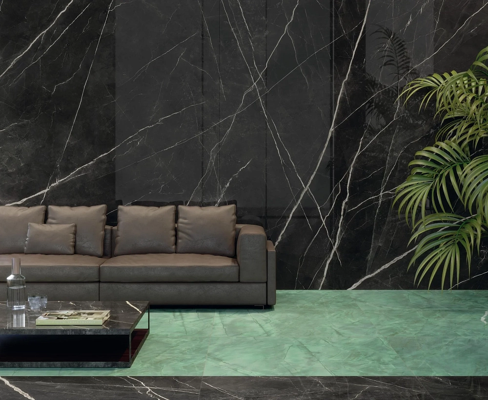 Marvel Gala | Calacatta Black - Exotic Green