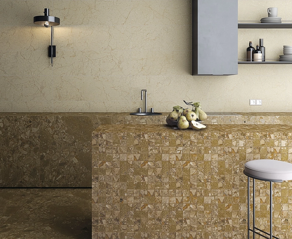 Black&Cream | Brown Wash - Brown Mosaic Wash - Cream Oasis