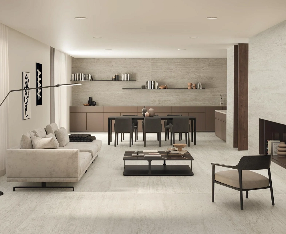 Marvel Travertine | White - Vein