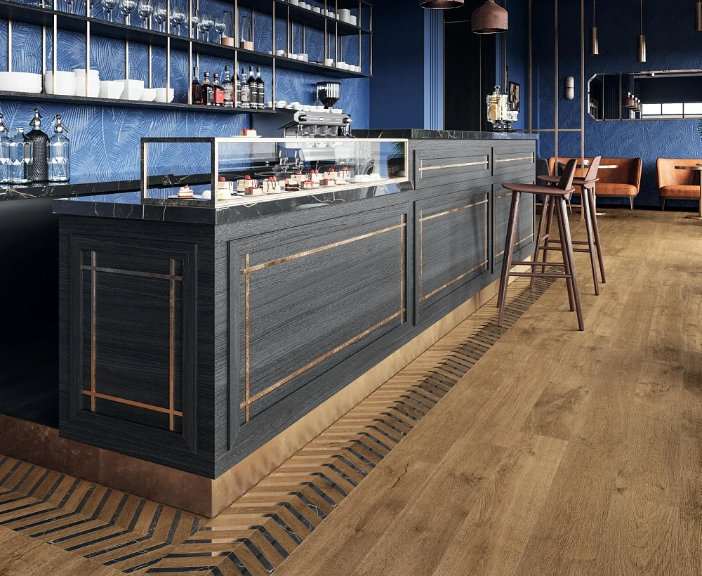 Heartwood | Brandy - Marble Chevron