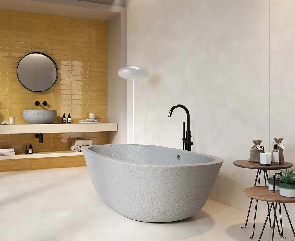 Rinascente Resin | White - Ambra Brick Murano