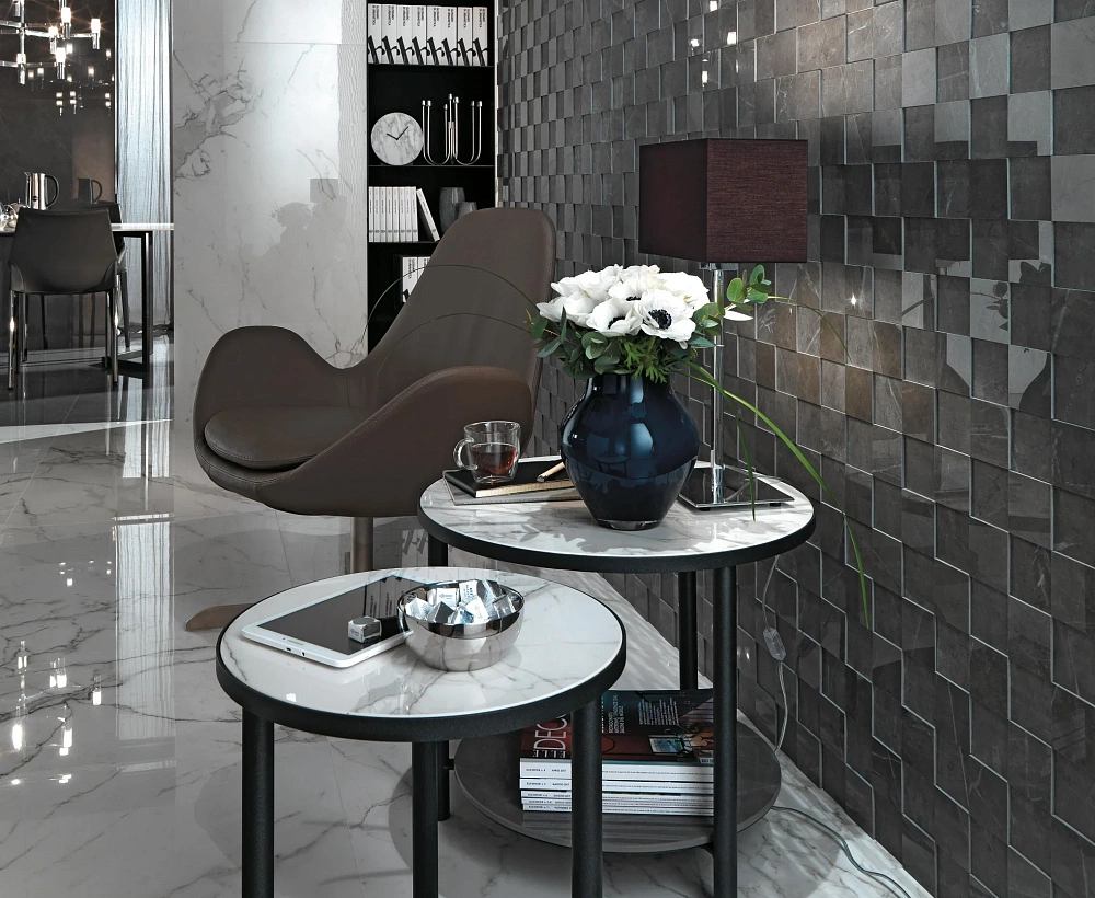 Marvel | Grey Stone Mosaico 3D
