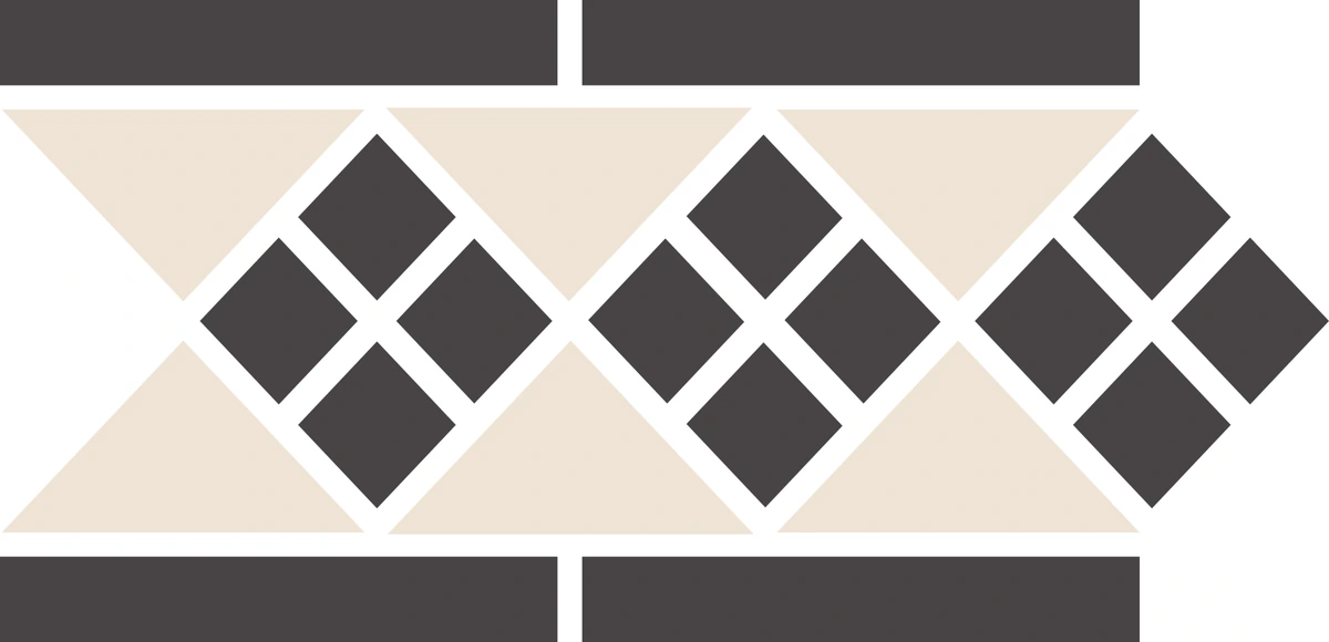 LISBON Border Tr16 Dots14 Strips14