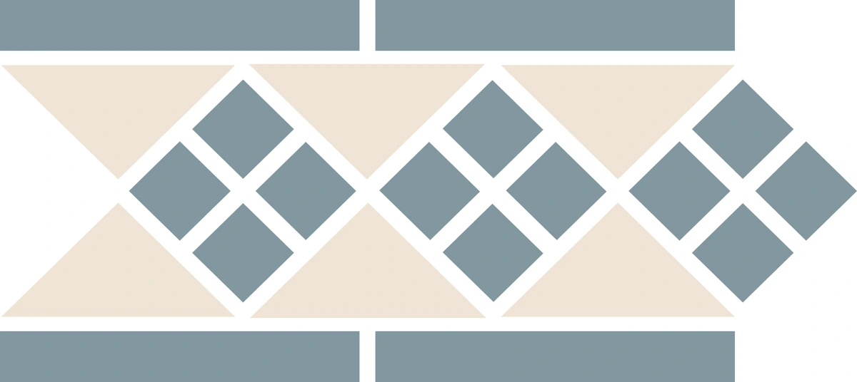 LISBON Border Tr16 Dots11 Strips11