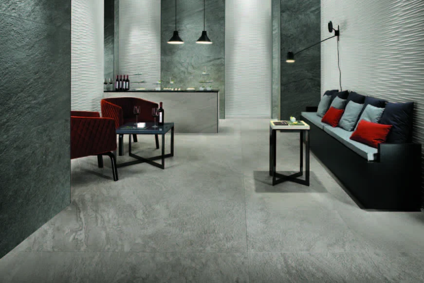Brave | Pearl - Grey - 3D Wall Design Ultra Blade White